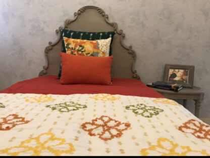 Ikat Green Eurosham - Image 6
